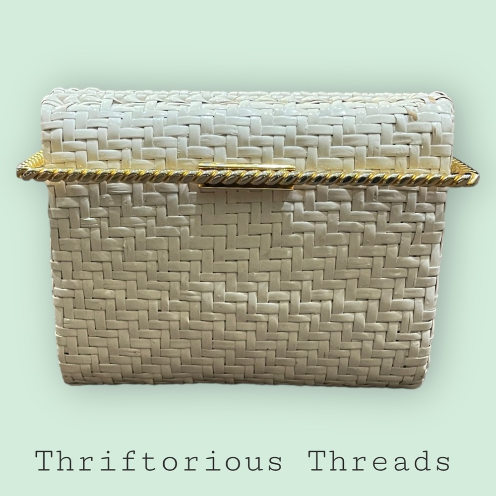 Vintage Rodo Wicker Clutch